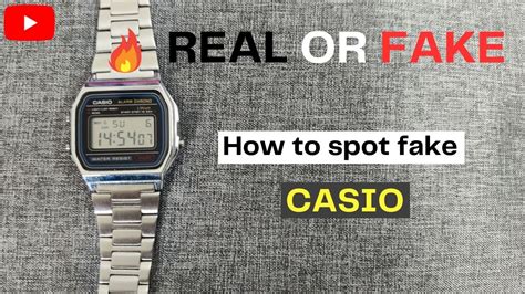 difference between real and fake casio watch|casio watch model lookup.